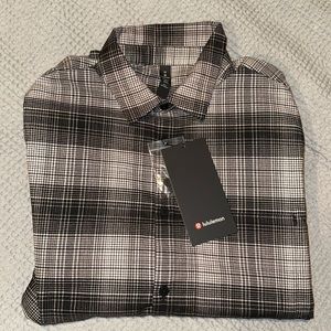 lululemon flannel button up shirt